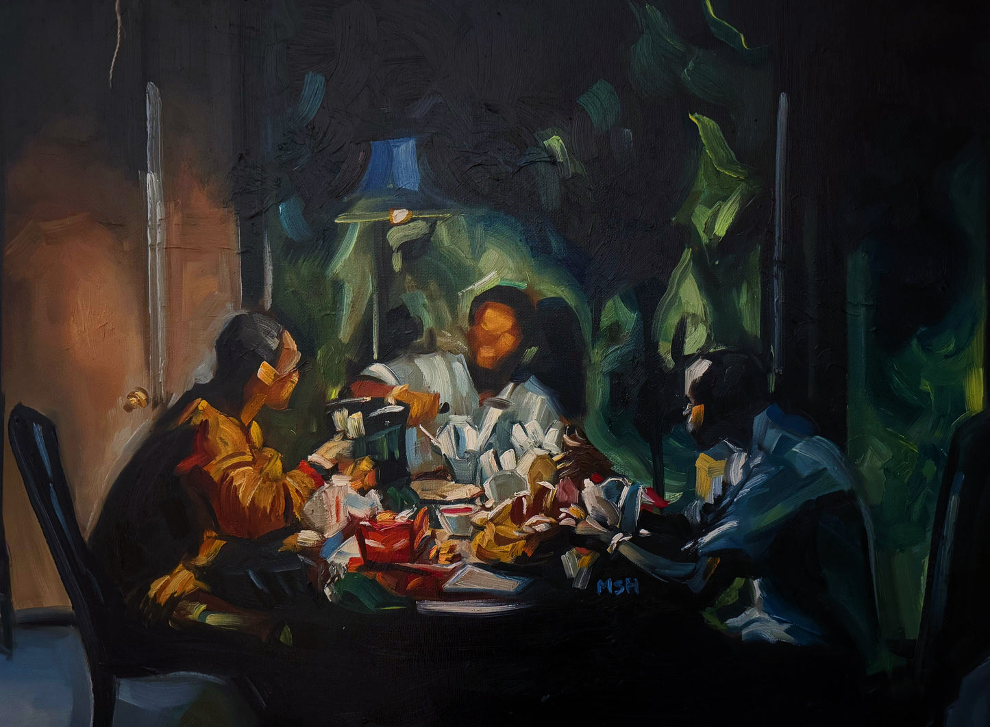 No Ribs, No Rice, No Champagne Painting