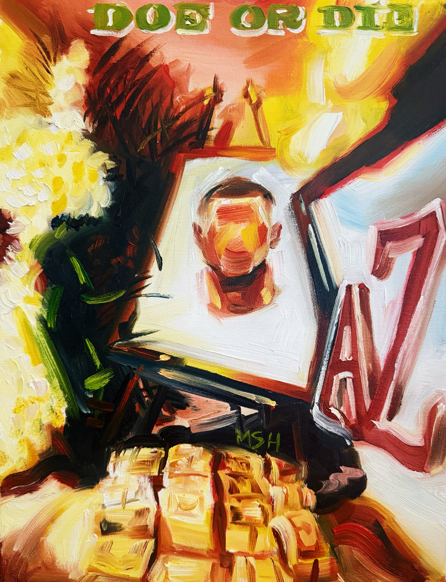 Doe or Die Painting