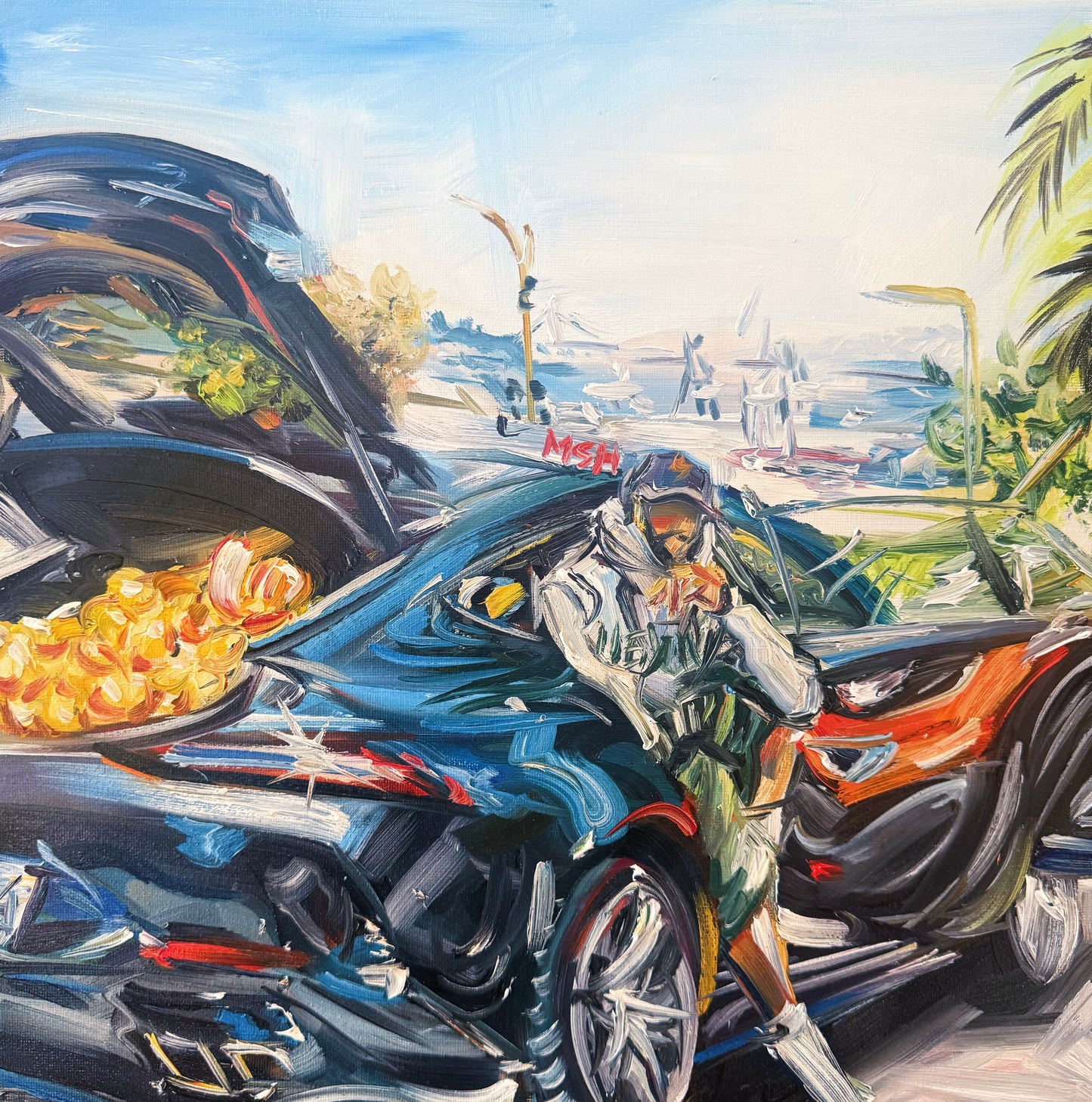 Out The Trunk Painting