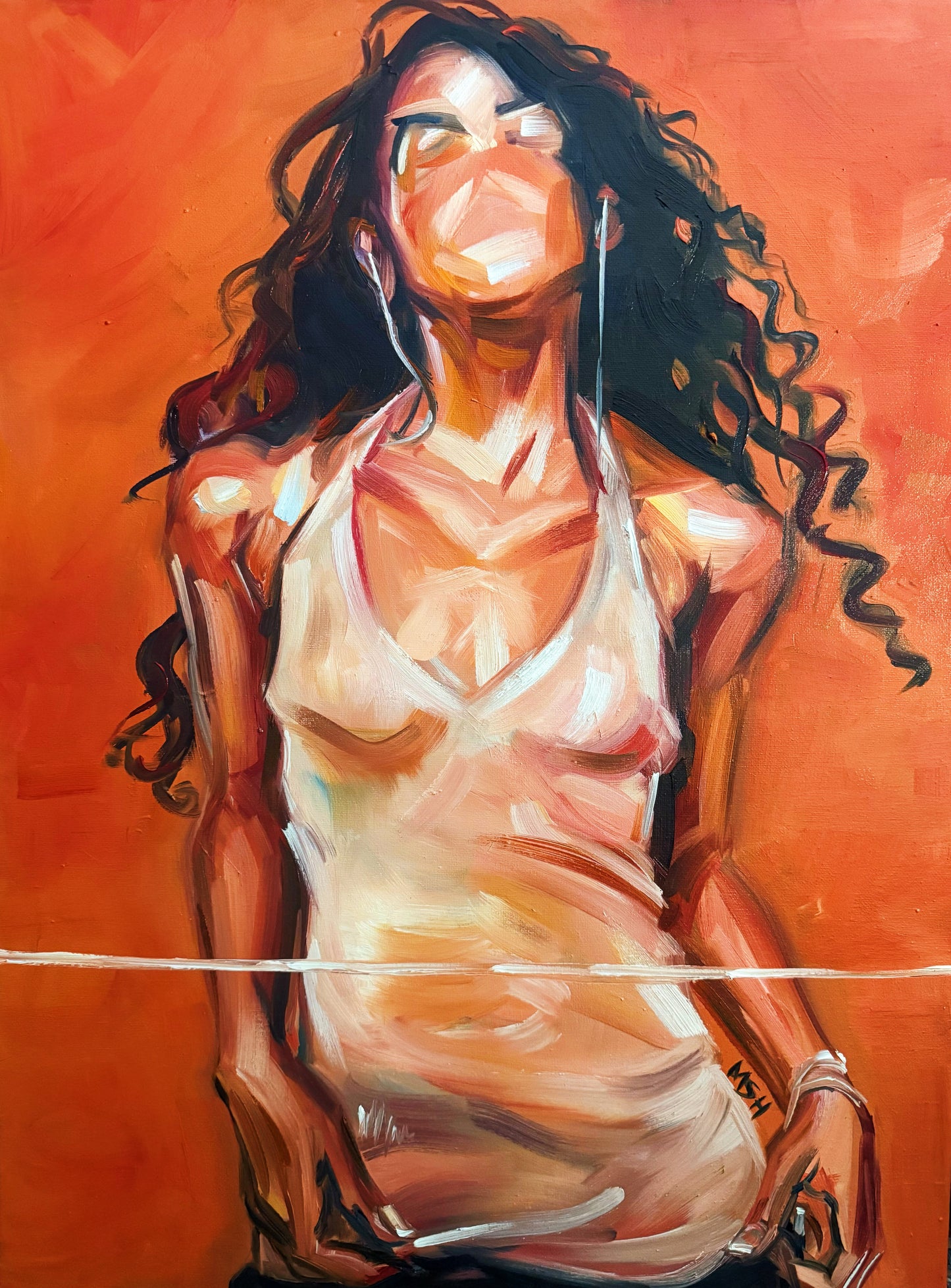 Aaliyah Painting