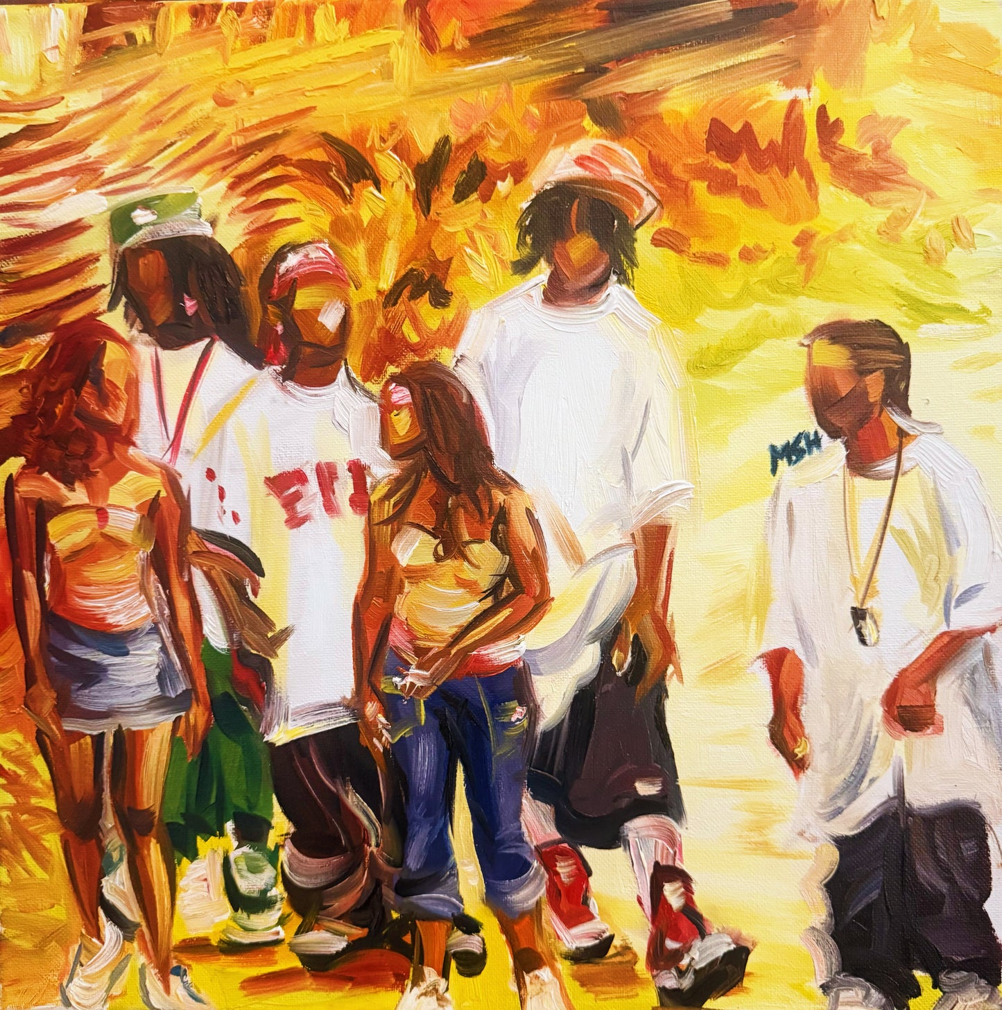 Crime Mob Painting