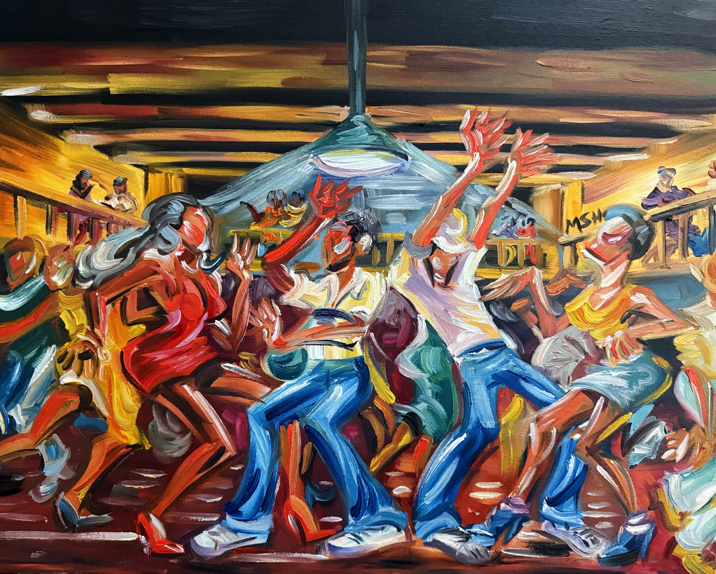 Uptown Saturday Night Painting