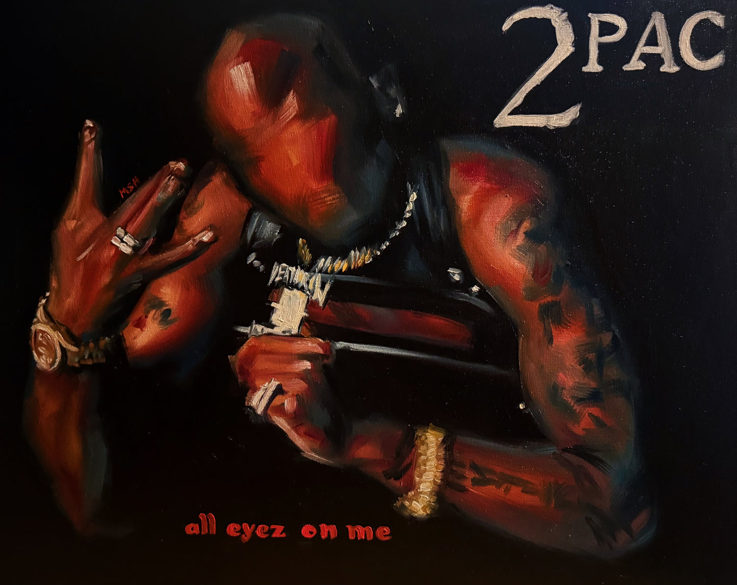 All Eyez On Me Painting