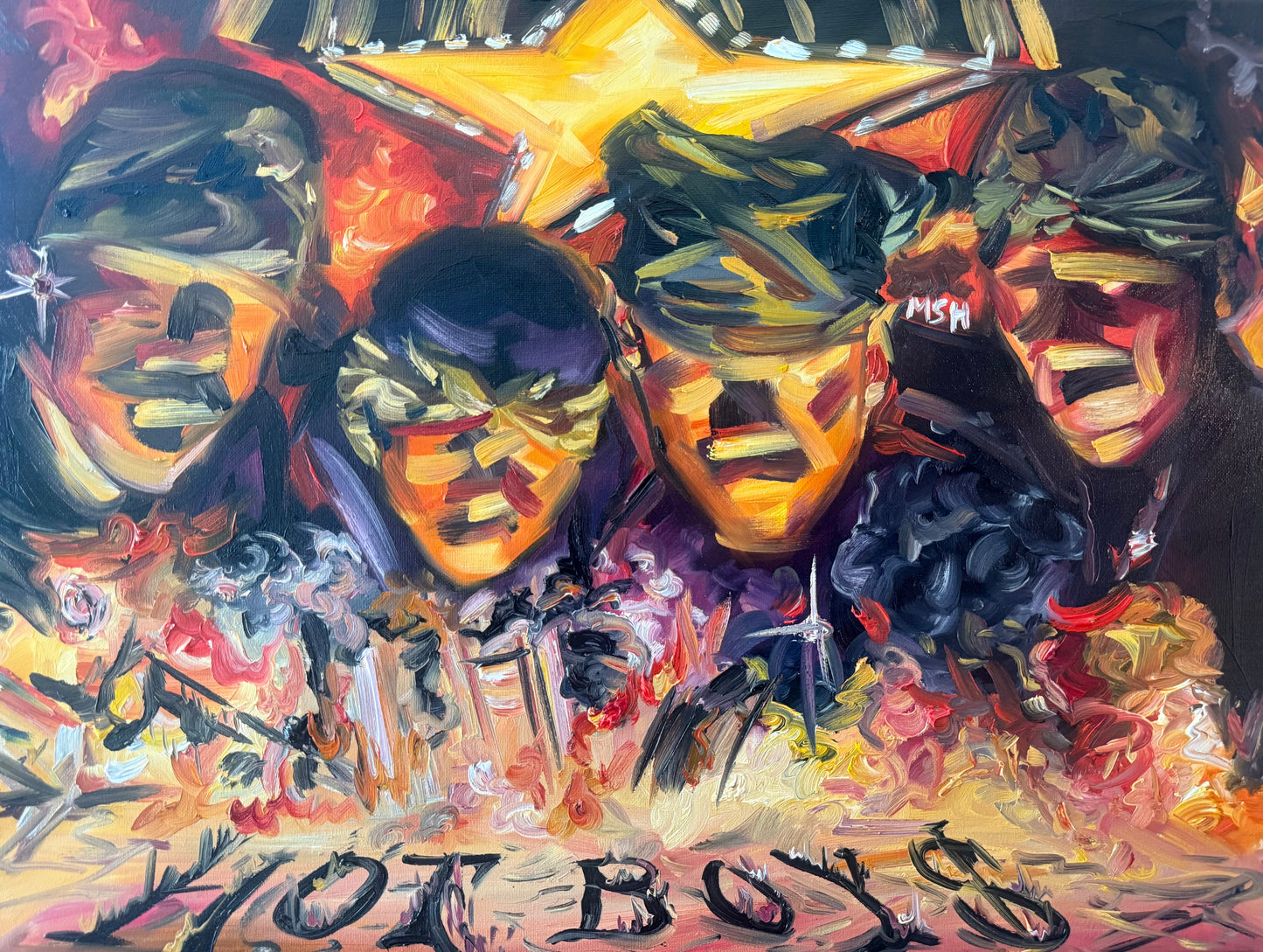 Guerrilla Warfare Painting
