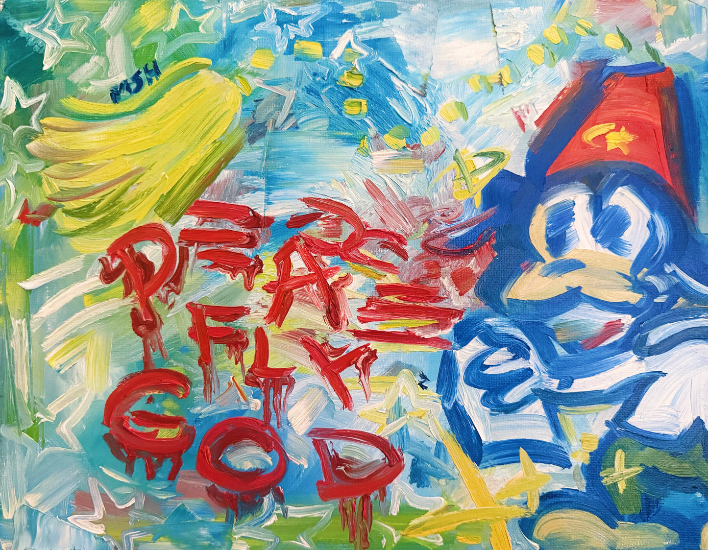 Peace “Fly” God Print